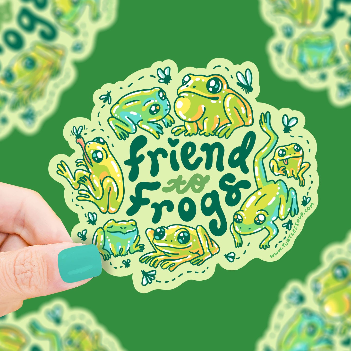 Friend to Frogs Amphibian and Toads Sticker