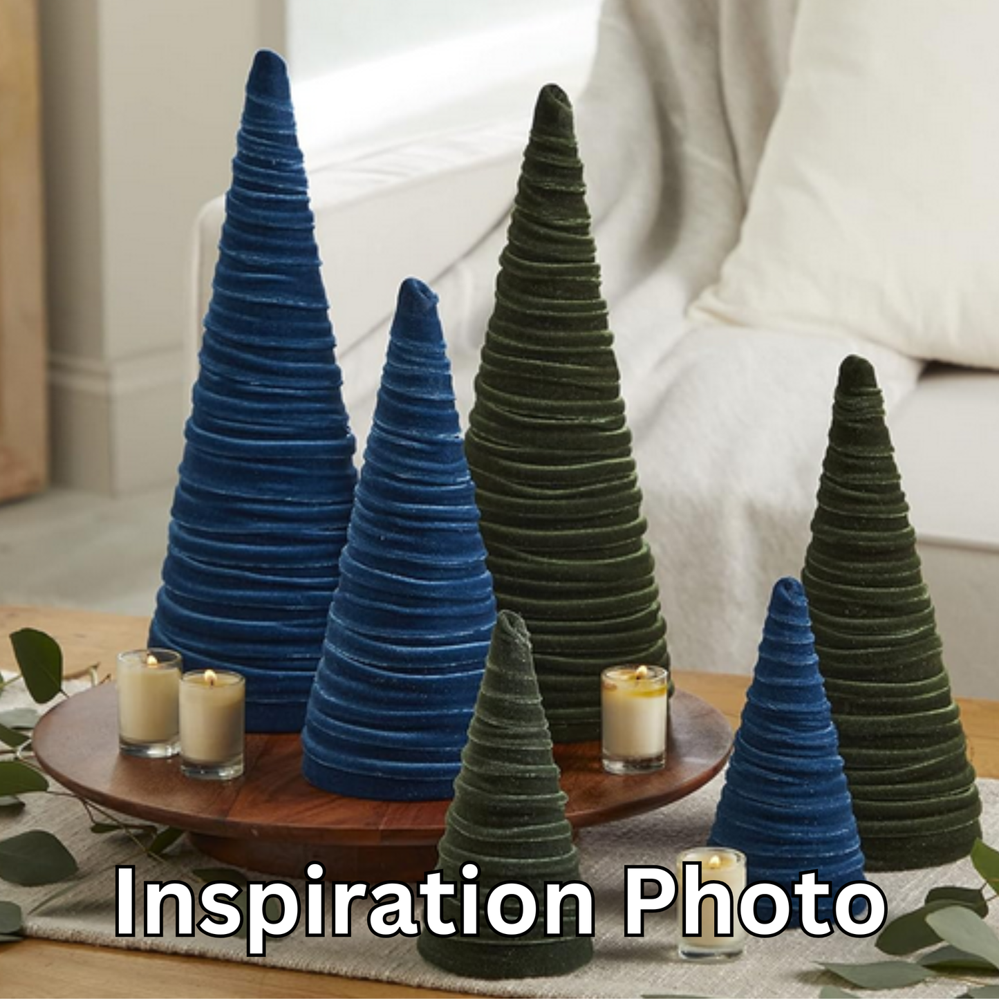 Velvet Christmas Trees :: 3 sizes