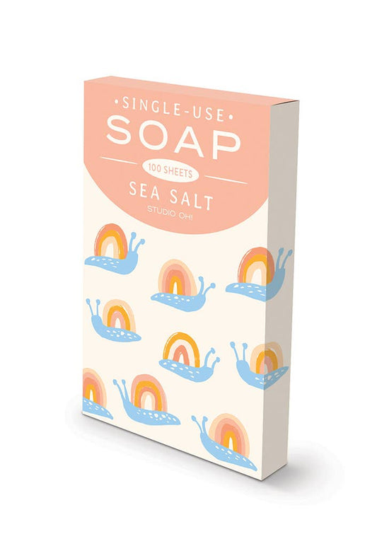 Rainbow Snails Single-Use Soap Sheets