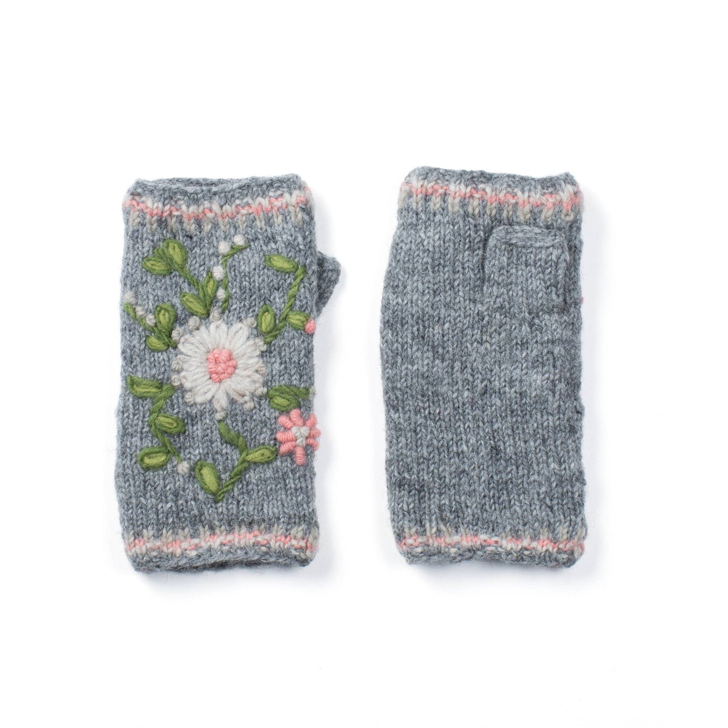 Olivia :: women's wool knit handwarmers