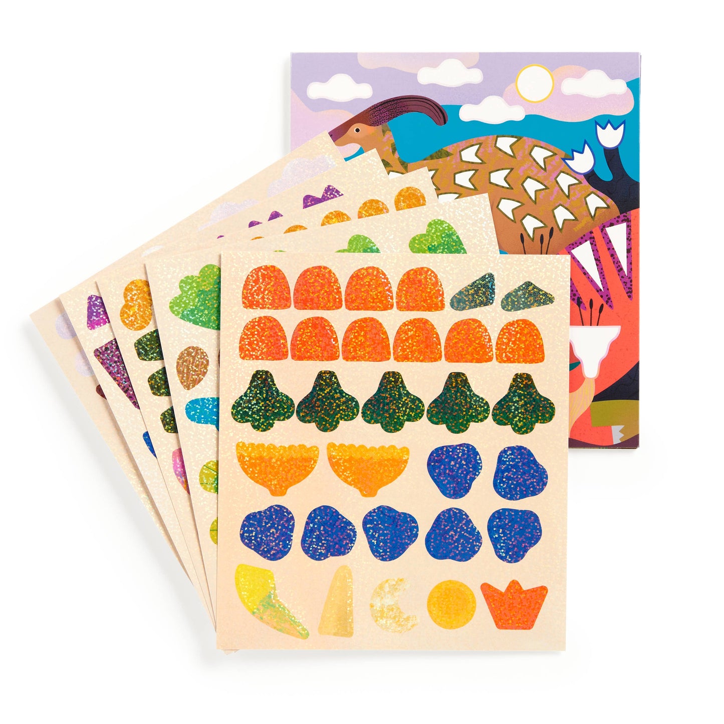 Dinosaur Land Sticker Sparkle Poster Activity Kit