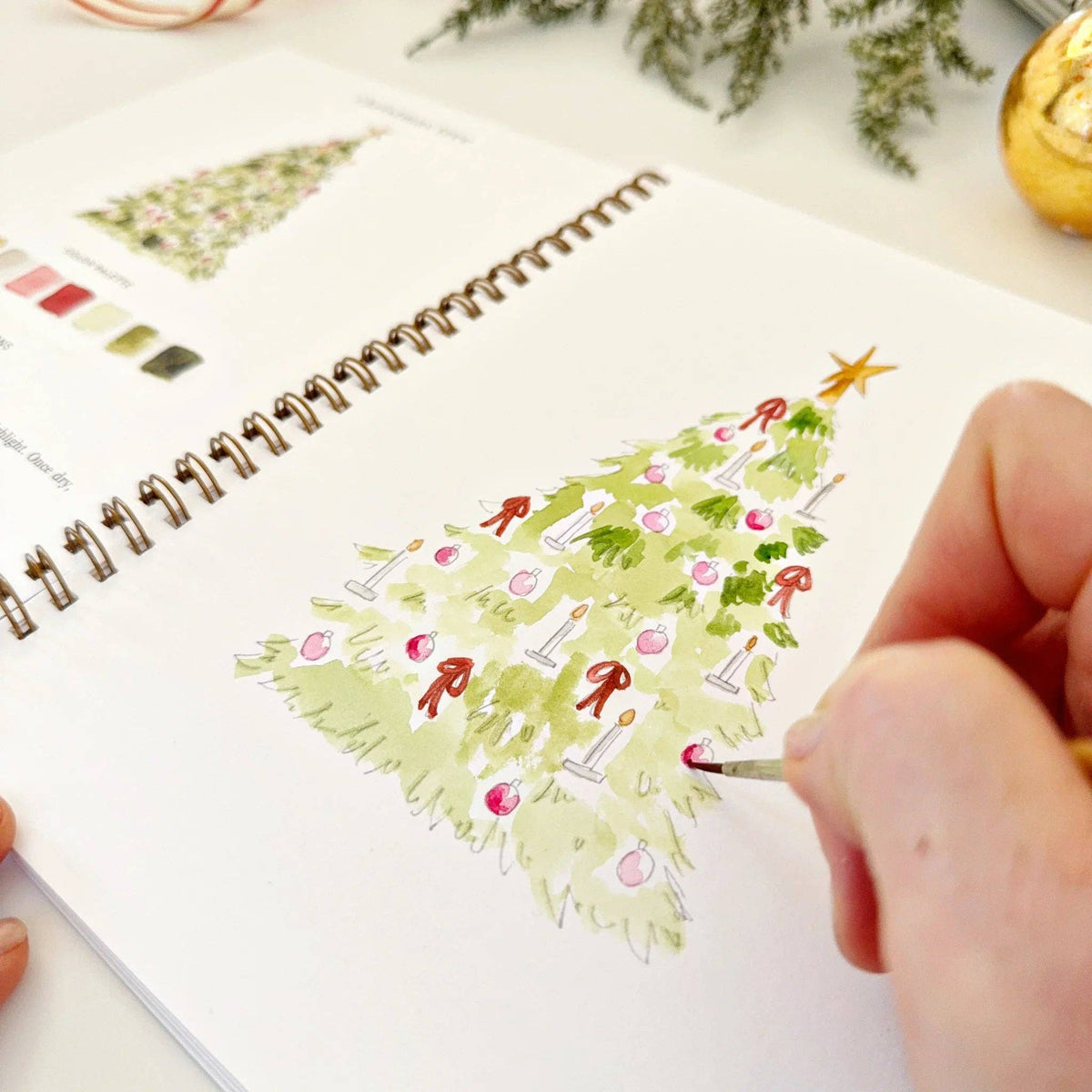 Nutcracker watercolor workbook by emily lex