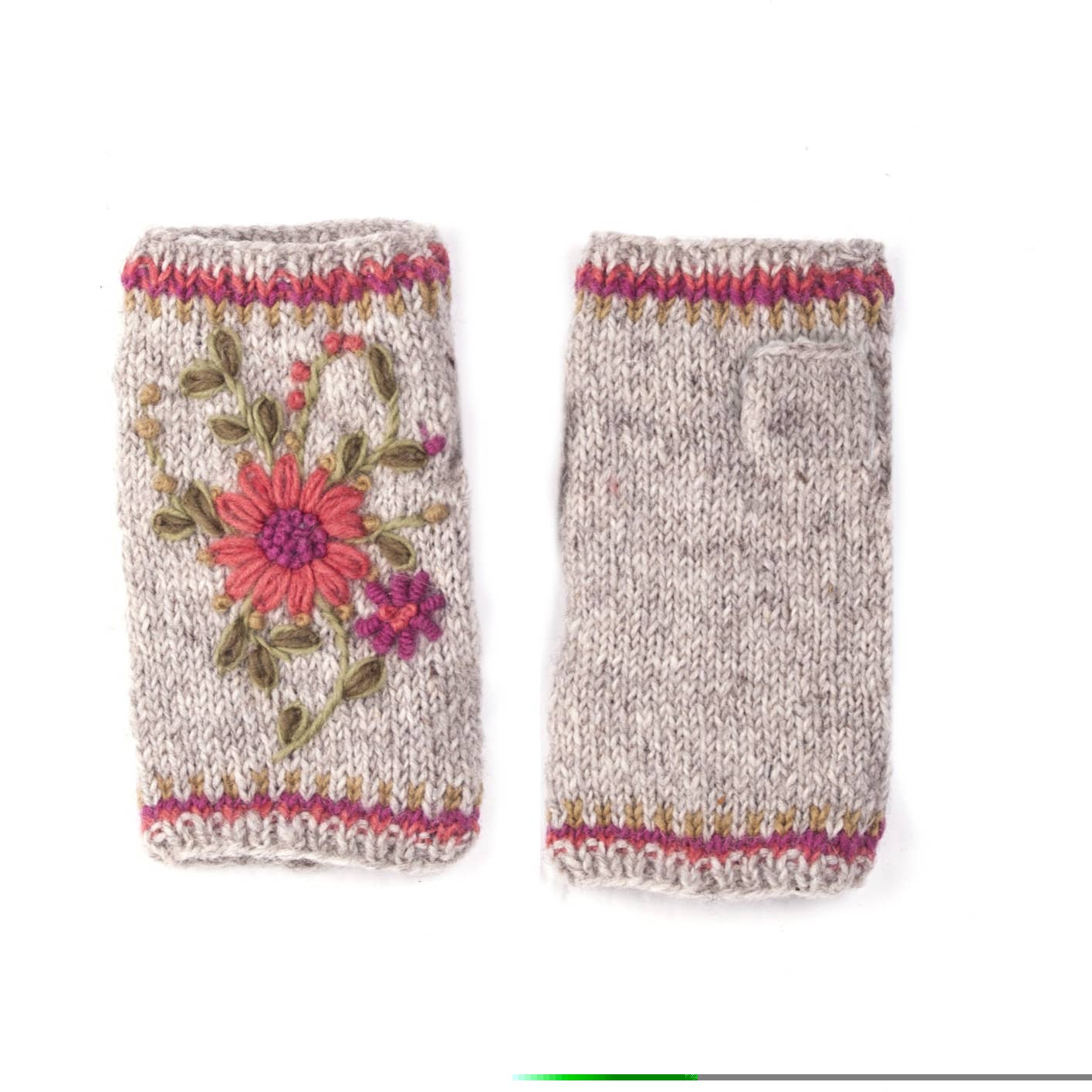 Olivia :: women's wool knit handwarmers