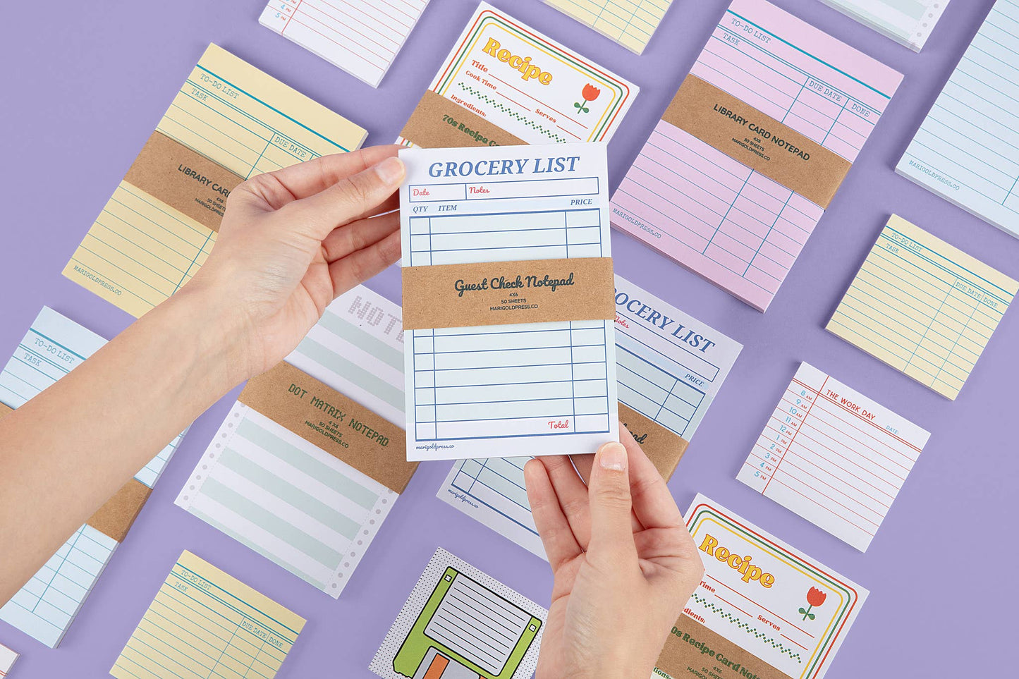 Guest Check Grocery List Notepad