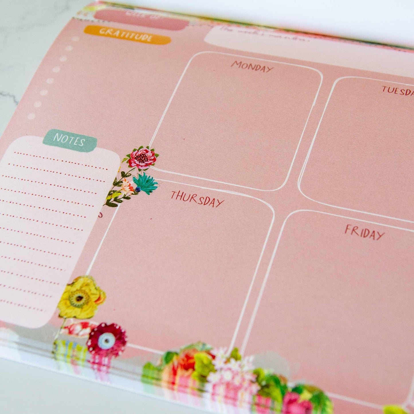 Heart-led Weekly Planner Notepad