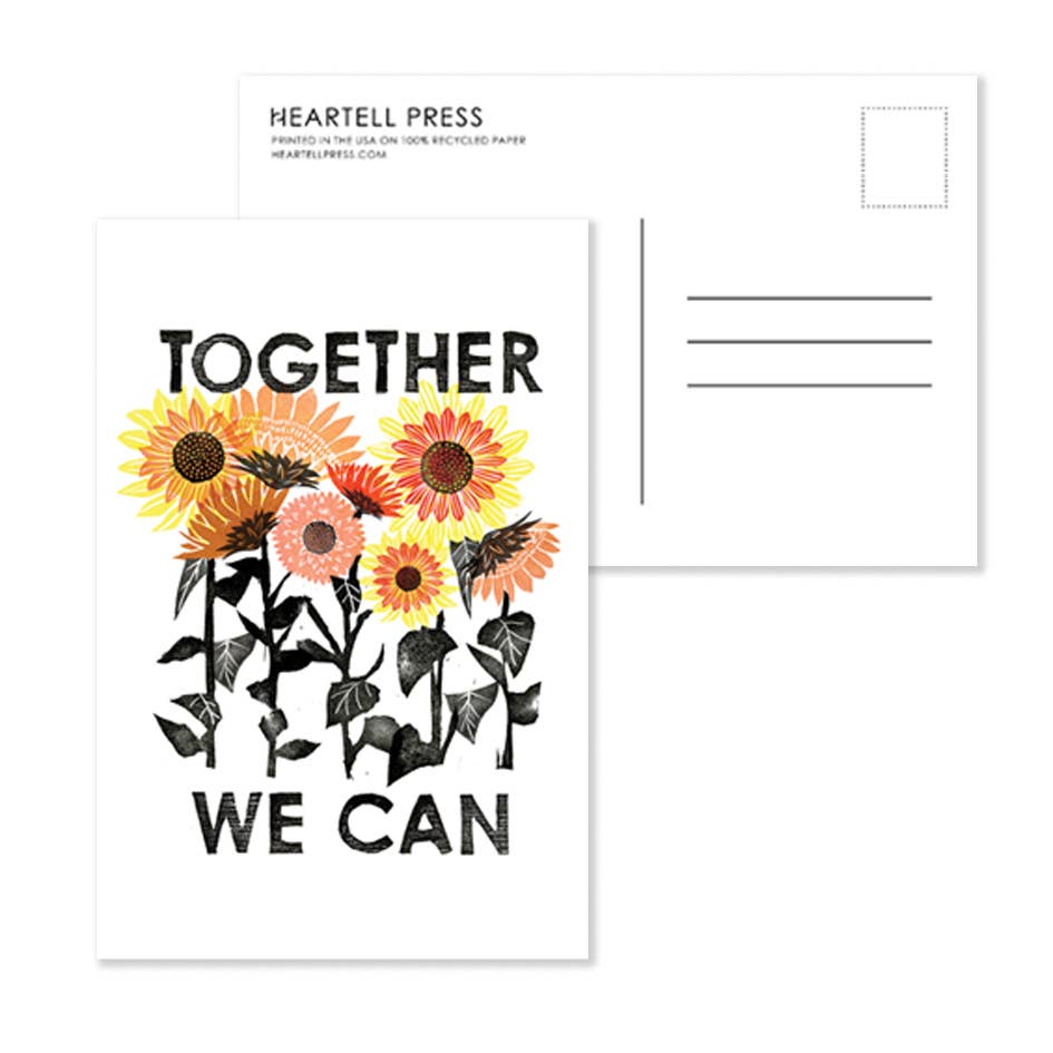 Together We Can Postcard