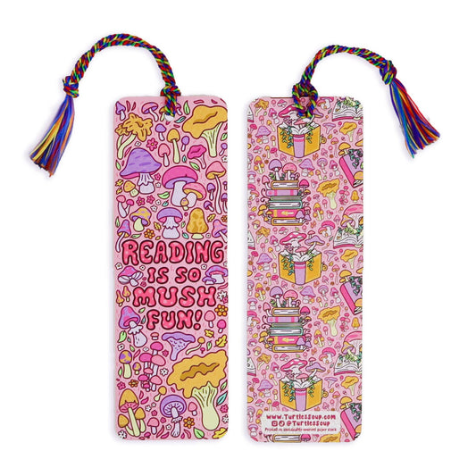 Reading is So Mush Fun Reader Gift Bookmark with Tassel
