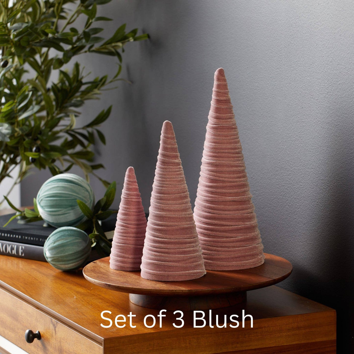 Velvet Christmas Trees :: 3 sizes