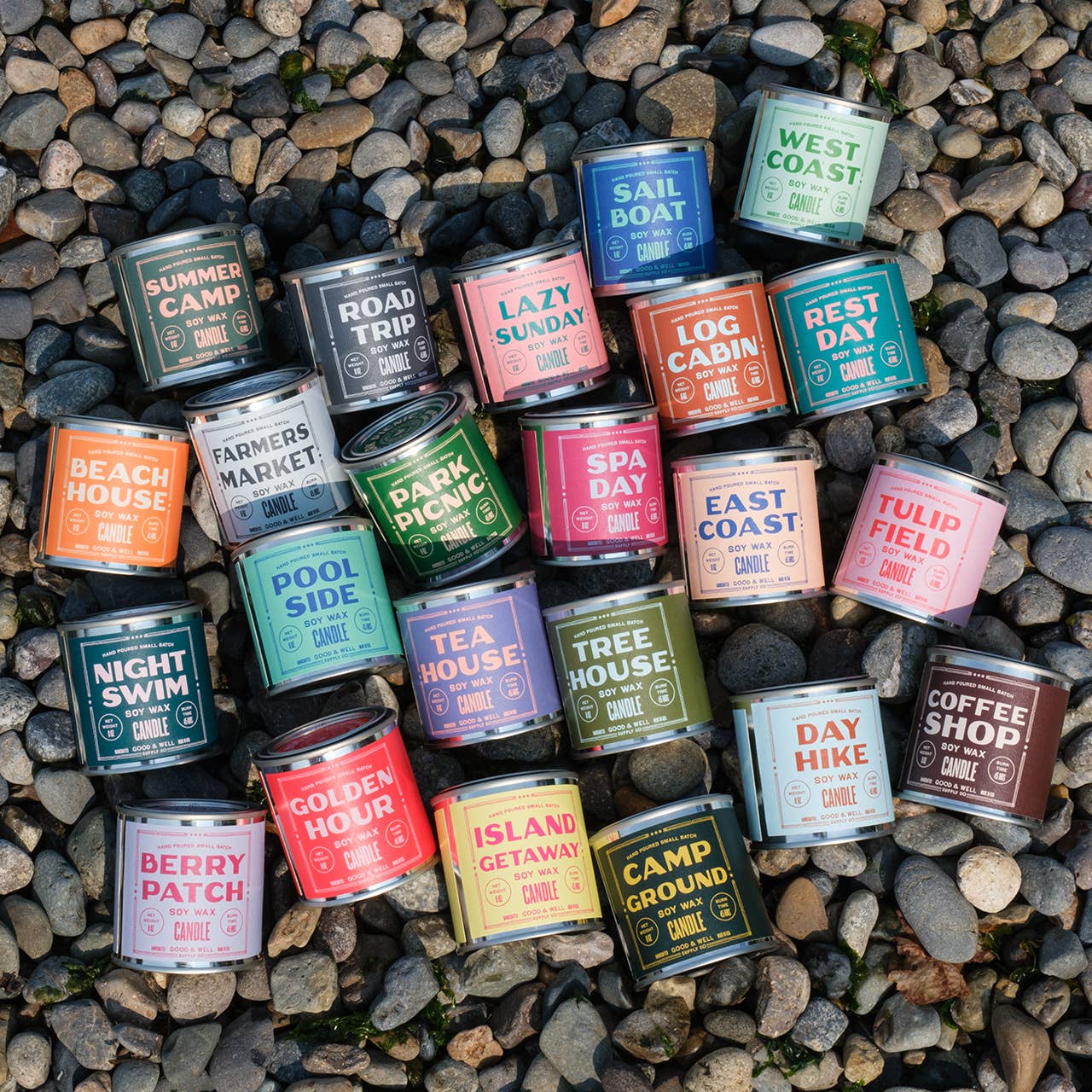 Log Cabin Soy Candle - Happy Place Collection