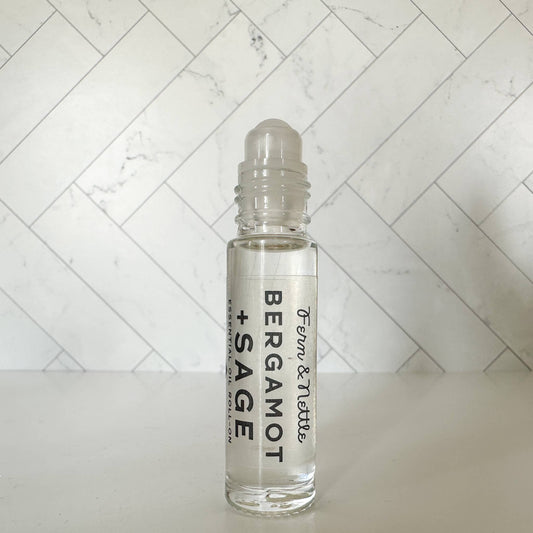 Bergamot + Sage Essential Oil Roll-On
