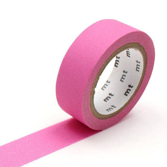 Matte Pink Solid Washi Tape.