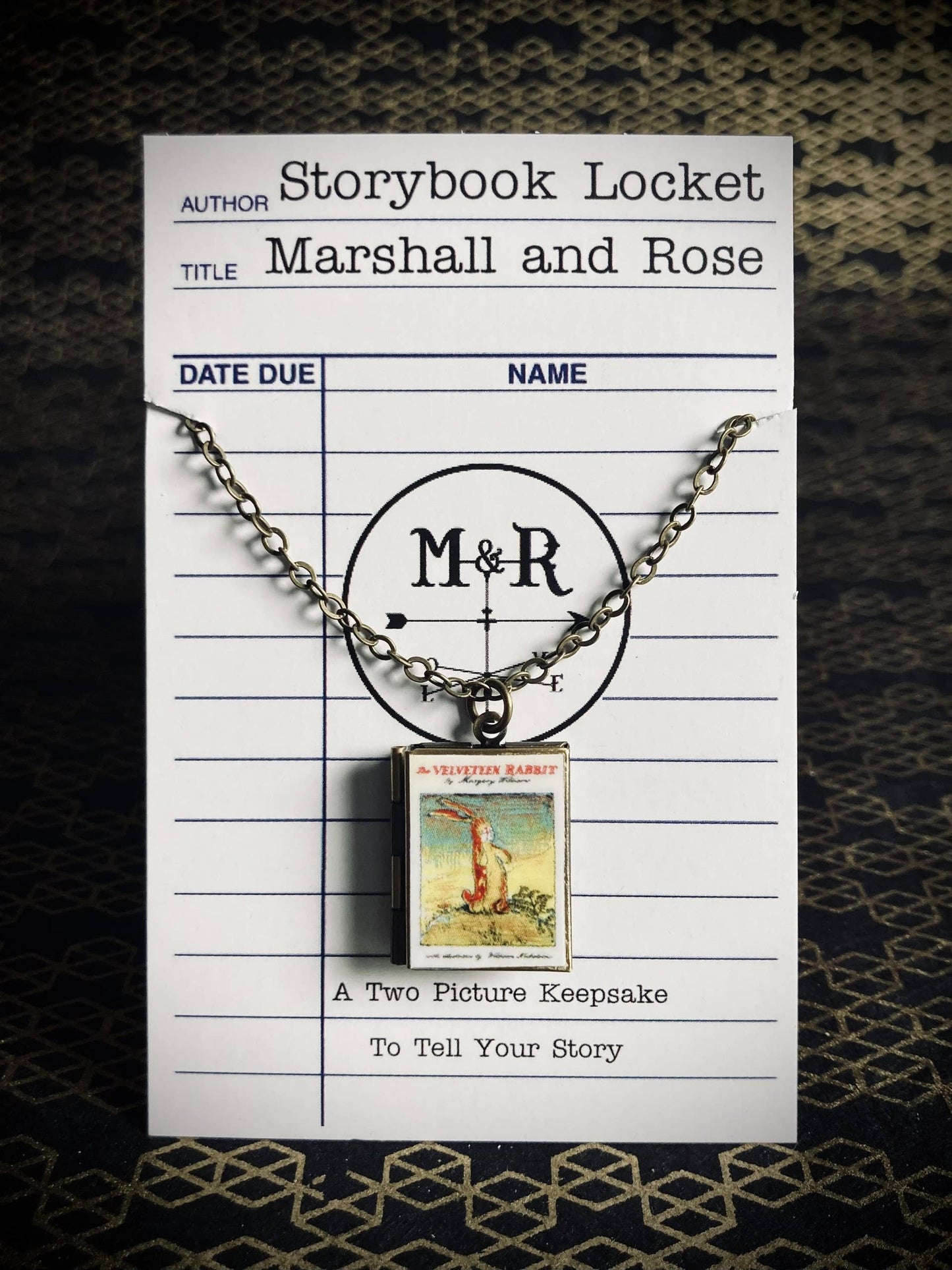 Book Locket The Velveteen Rabbit