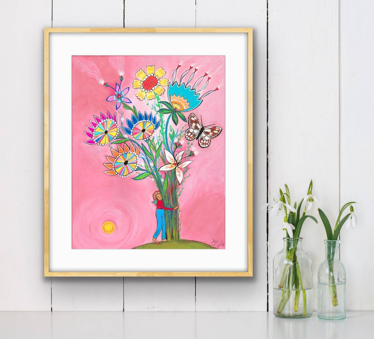 Flowers for You Print by Lori Portka