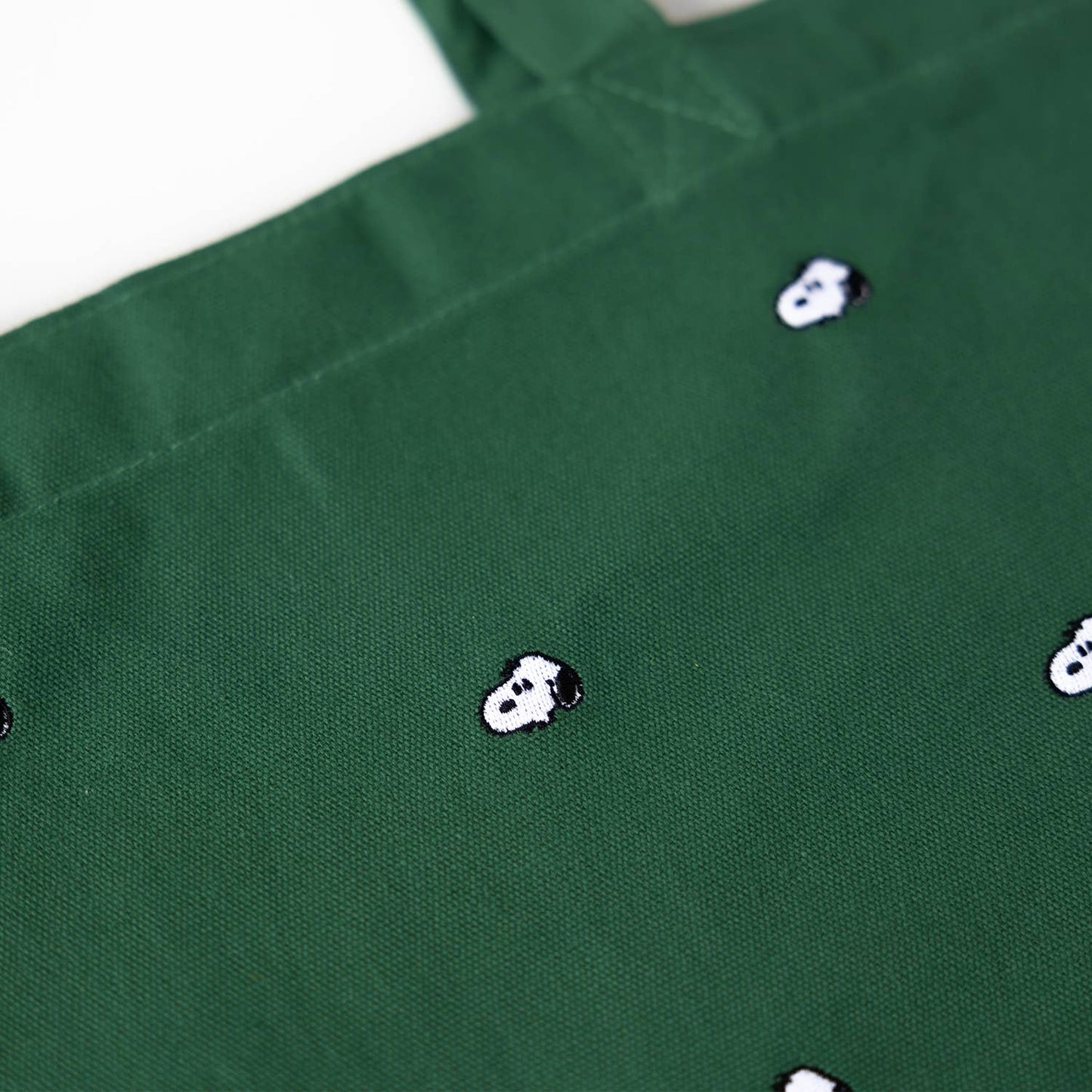 3P4 x Peanuts® - Snoopy Embroidered Tote Bag (Forest)
