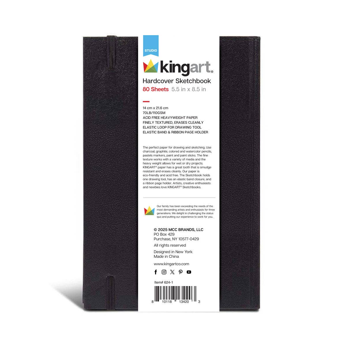 Hardcover Sketchbook - 5.5” x 8.5”