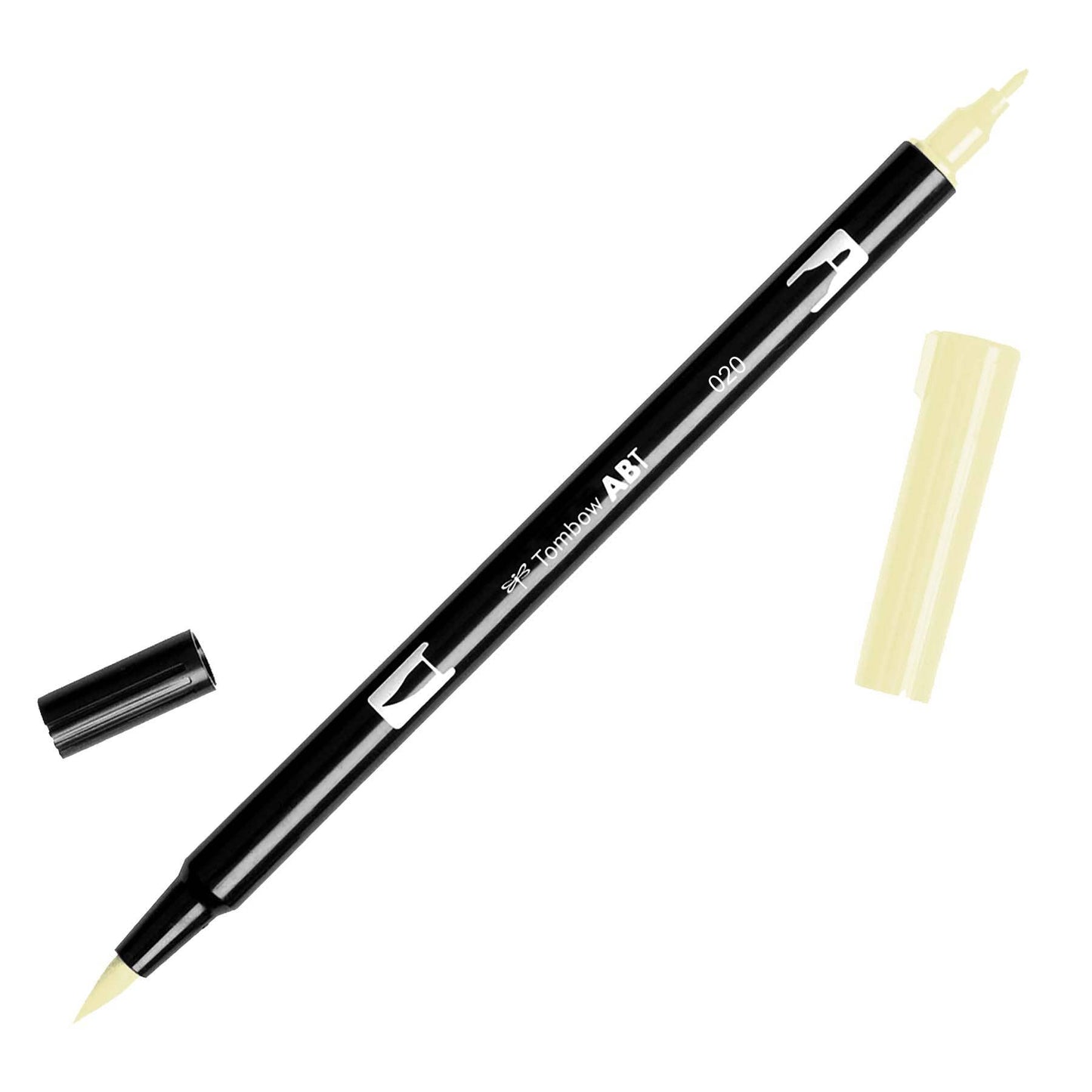 Dual Brush Pen Art Markers Black
