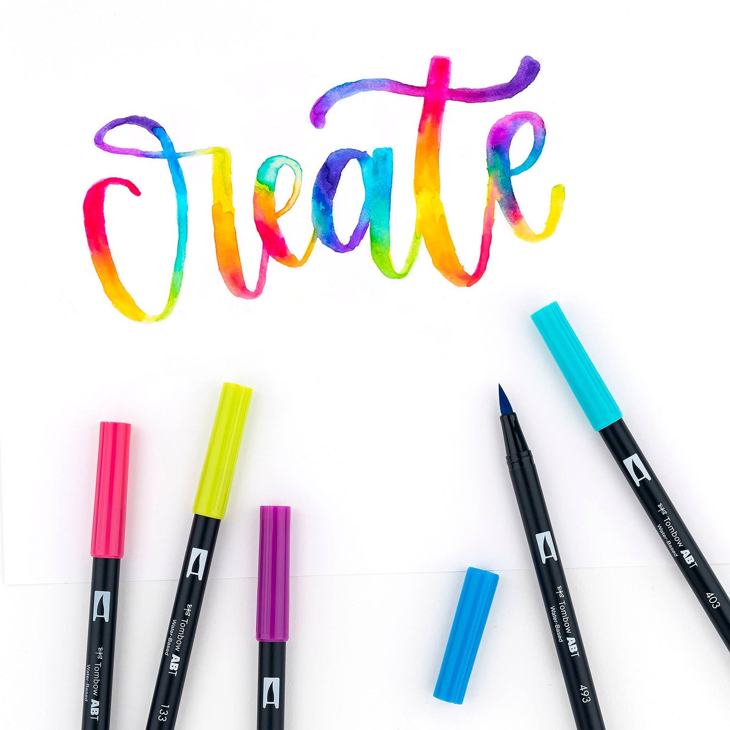 Dual Brush Pen Art Markers Black