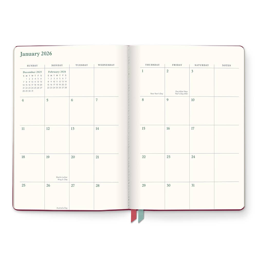 2026 "As If" Argyle Clara Clothbound Planner