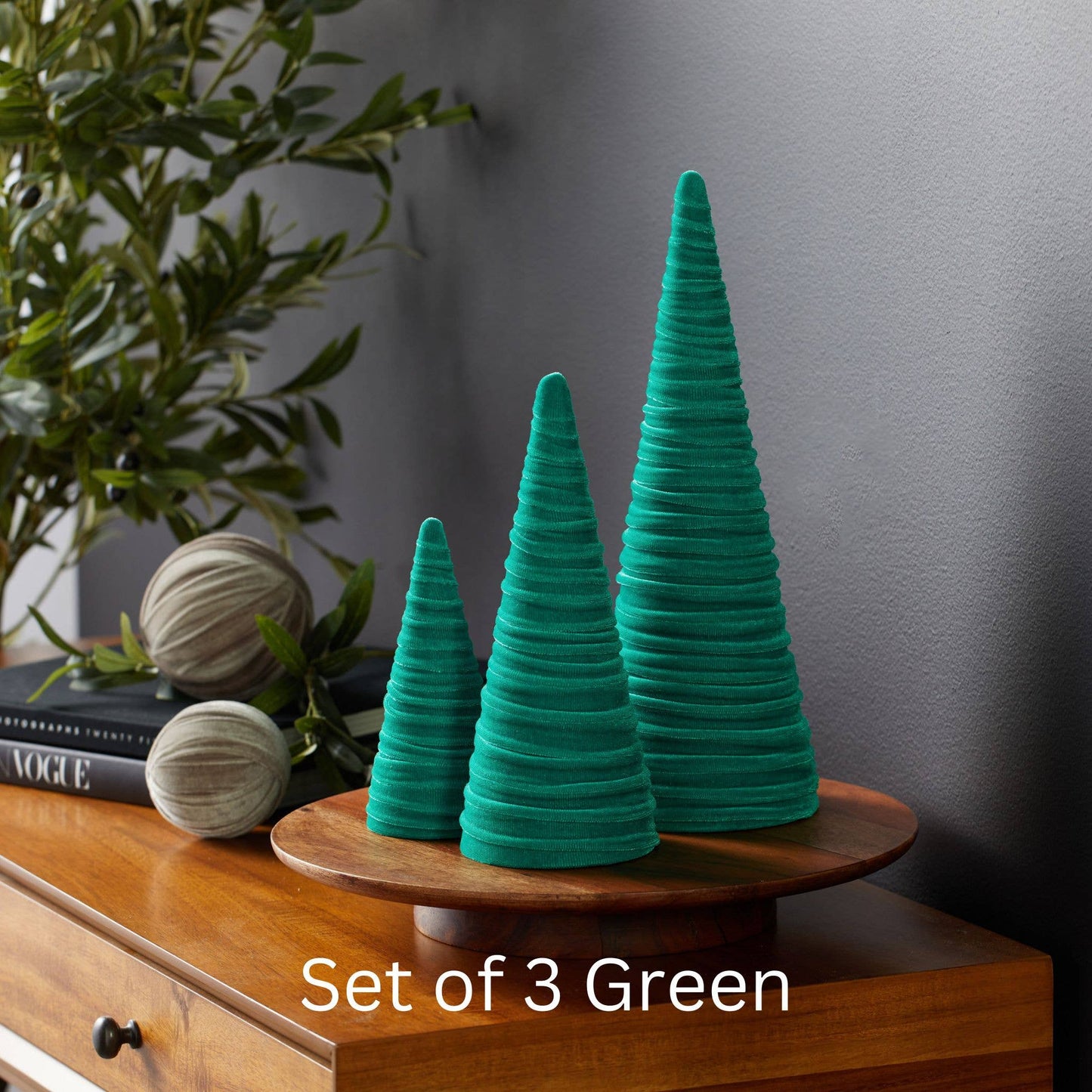 Velvet Christmas Trees :: 3 sizes