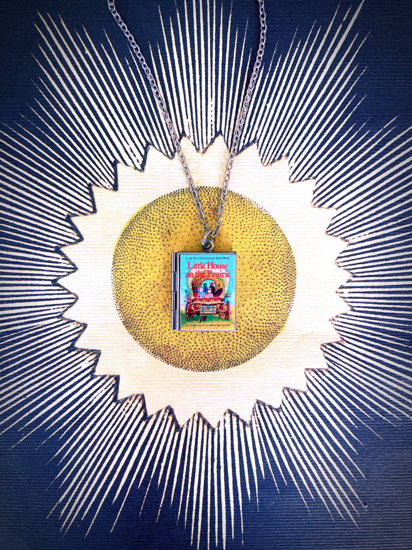 Book Locket Little House on the Prairie