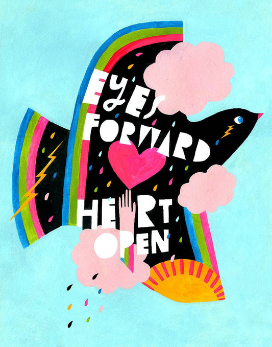 Eyes Forward - Art Print by Lisa Congdon