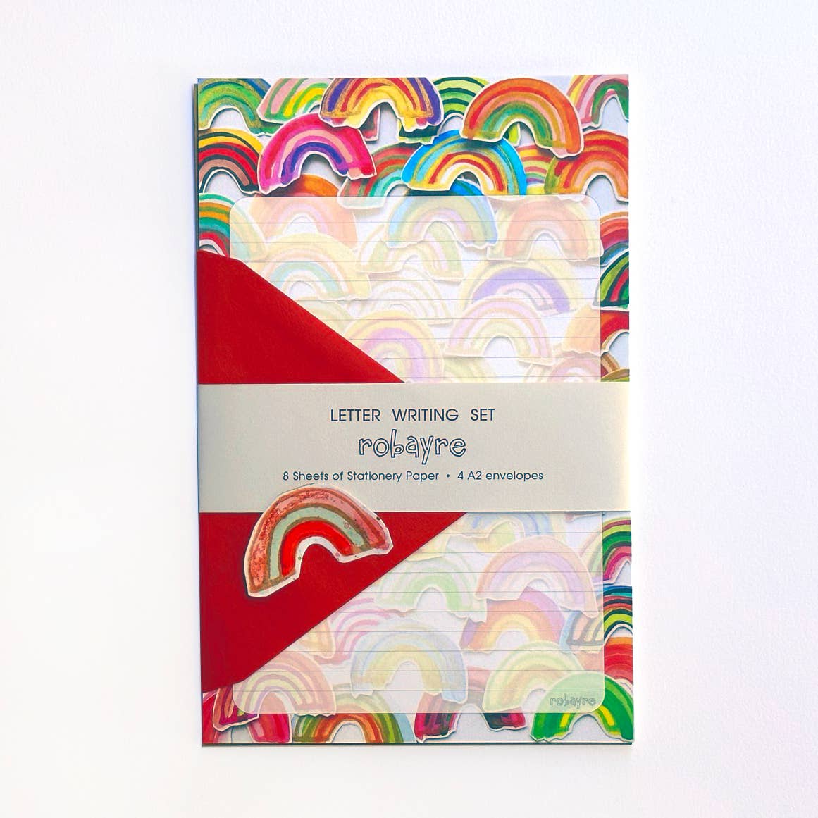 Rainbow Stationery  Letter Writing Paper Env Sticker Set