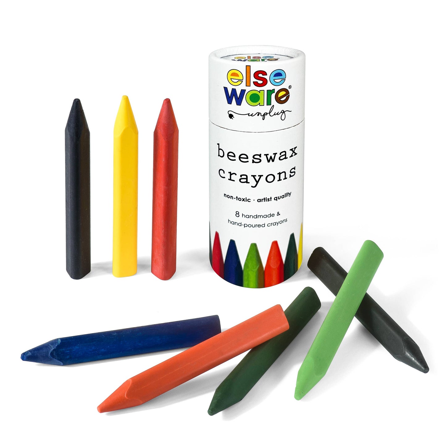 Triangle Non-Toxic Beeswax Crayons - case
