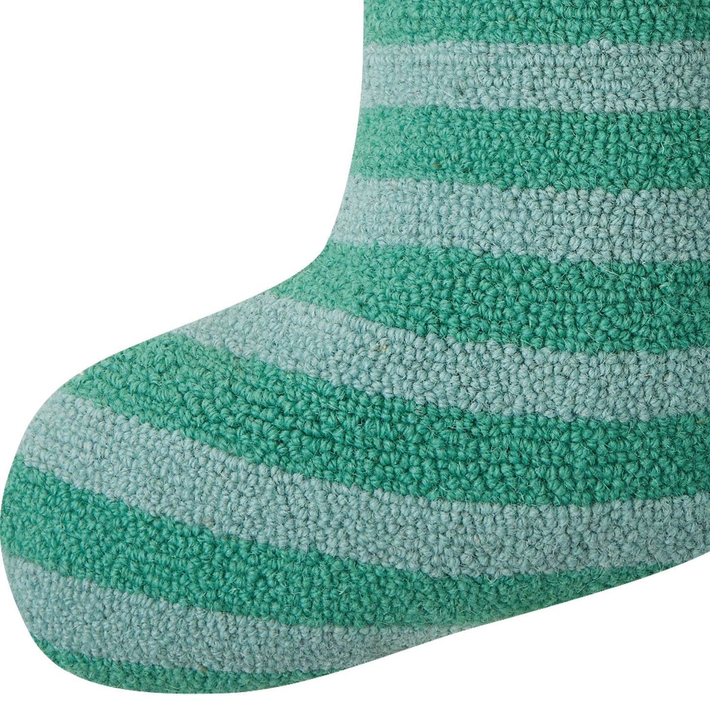 Green Stripe with Tassel Hook Stocking