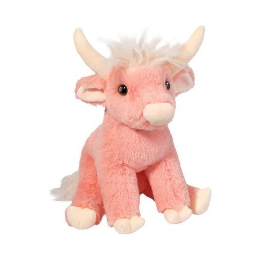 Candie the pink highland cow by Douglas