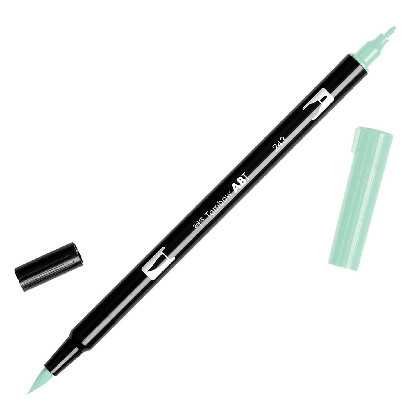 Dual Brush Pen Art Markers Black