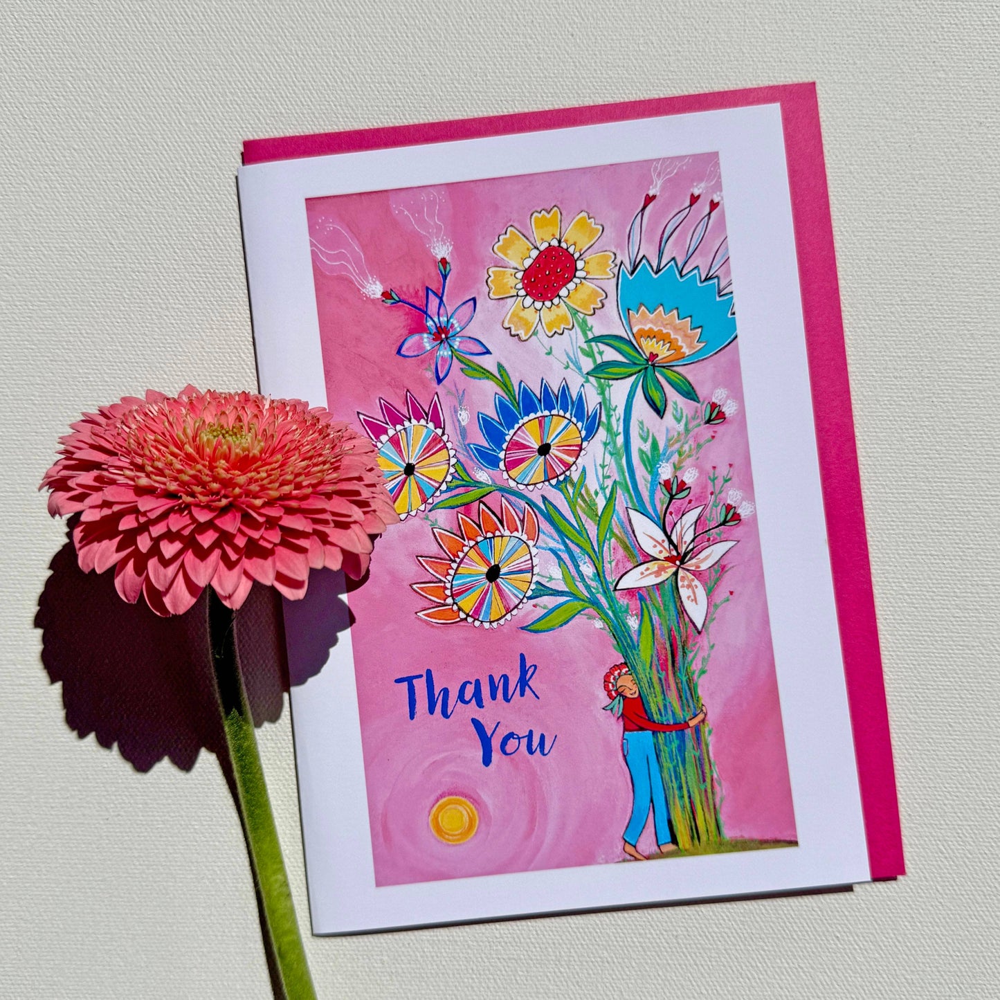 Thank You Flowers Card