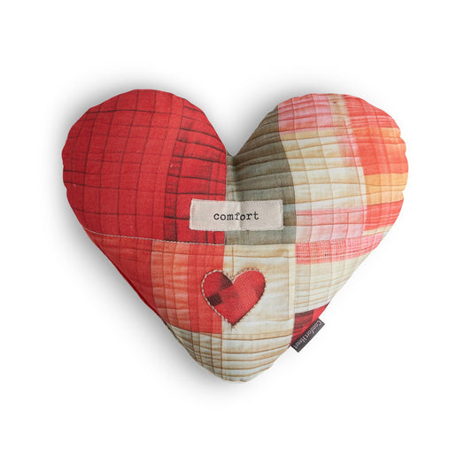 Comfort Heart Quilted Weighted Pillow