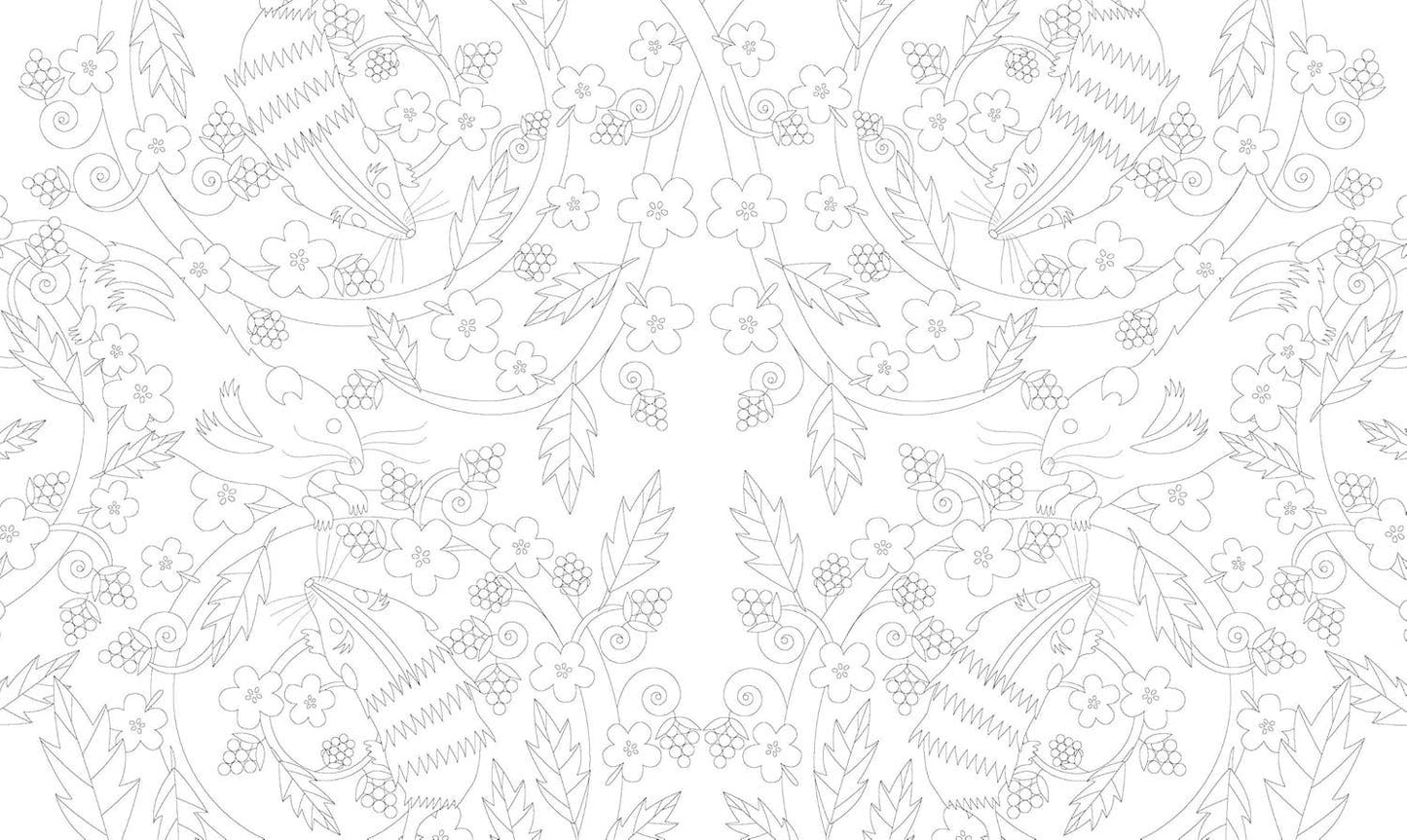 The Mindful Year Coloring Book