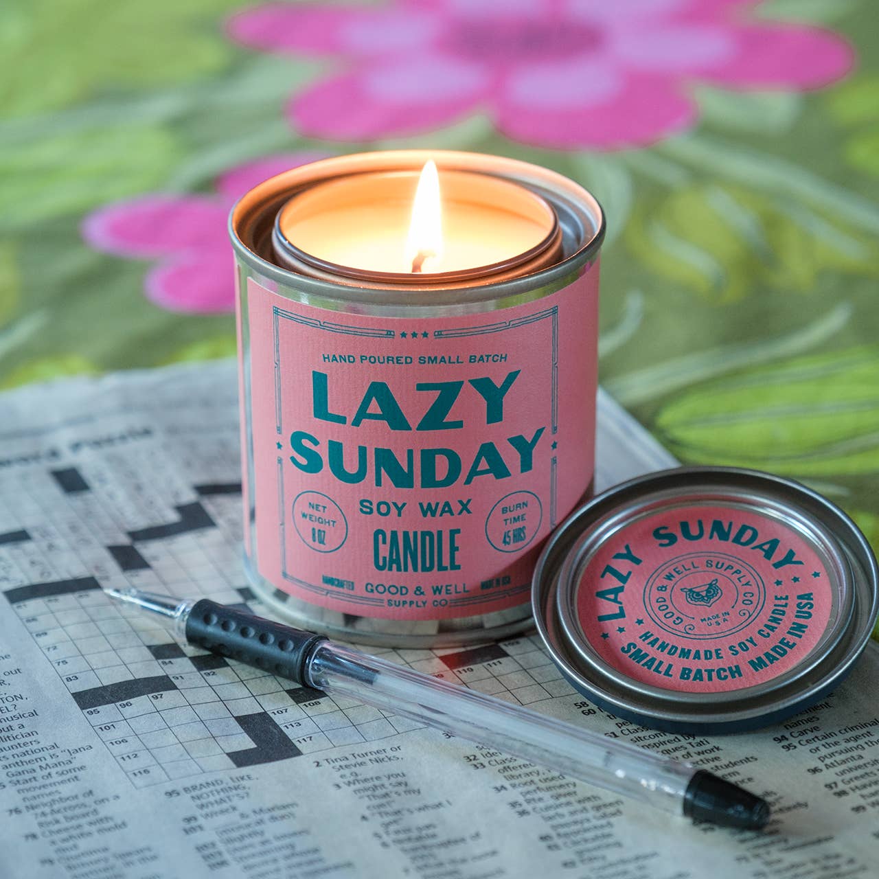 Lazy Sunday Soy Candle - Happy Place Collection