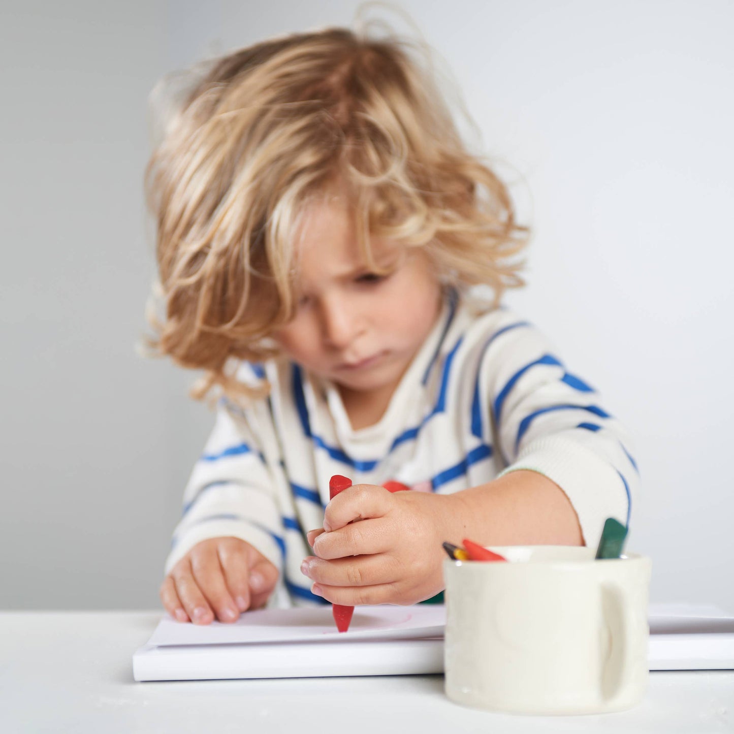 Triangle Non-Toxic Beeswax Crayons - case