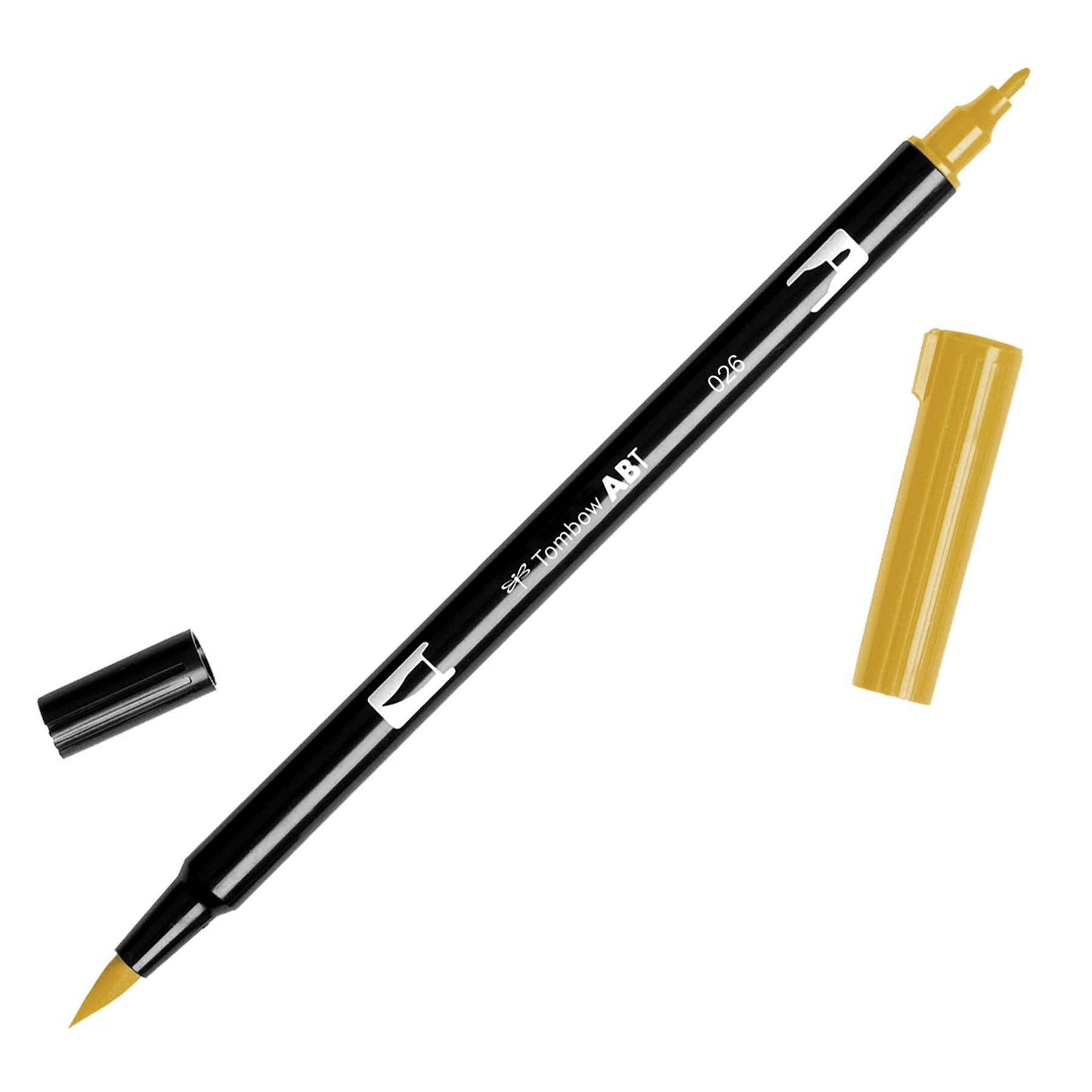 Dual Brush Pen Art Markers Black