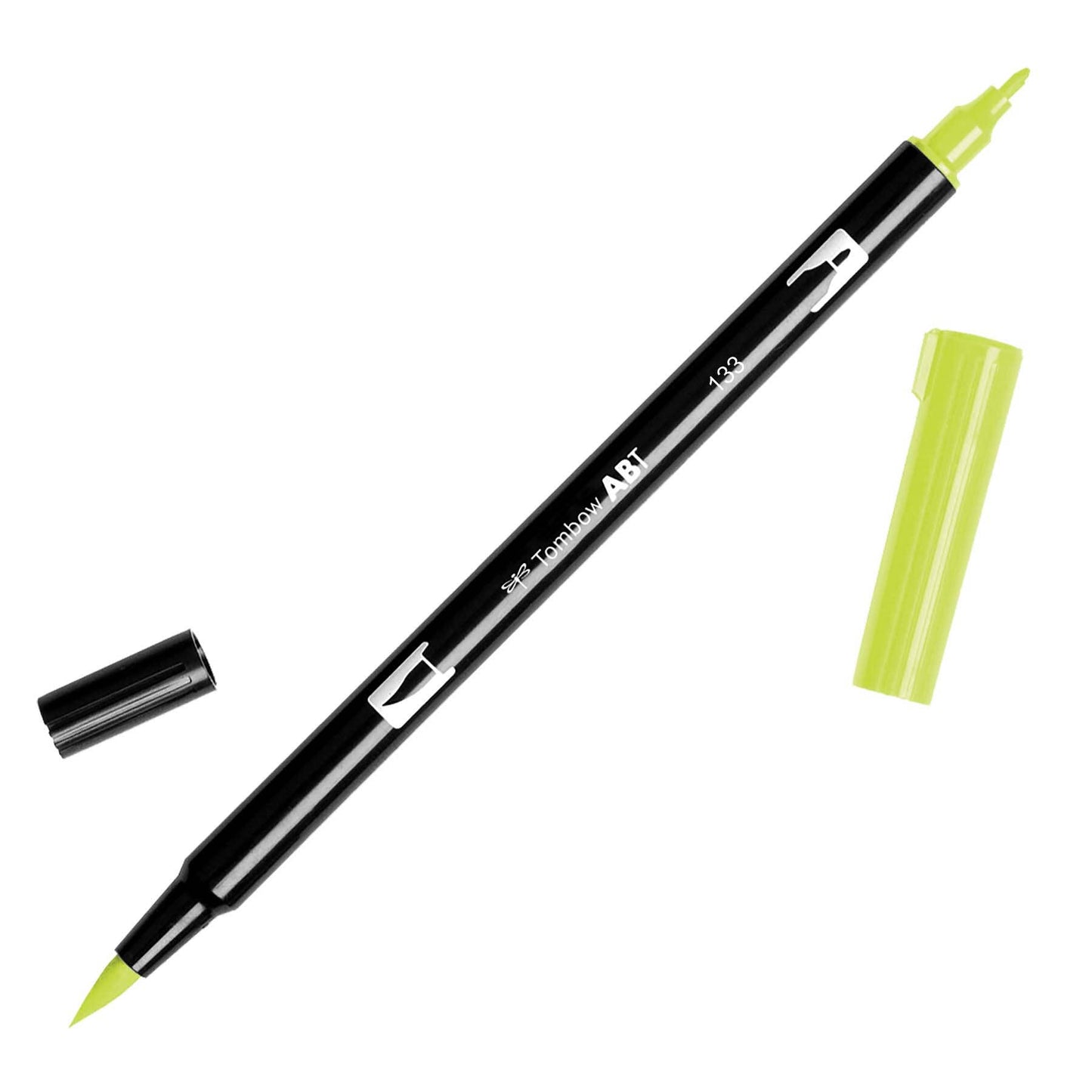 Dual Brush Pen Art Markers Black