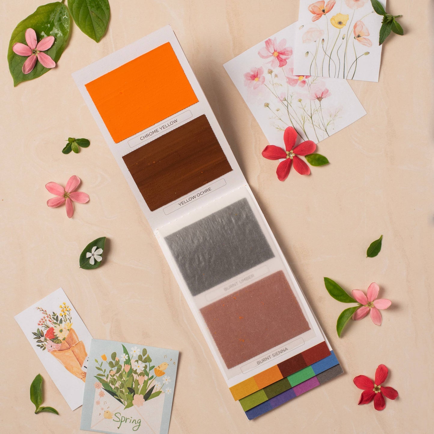 Original Colorsheets - 16 Handmade Watercolors