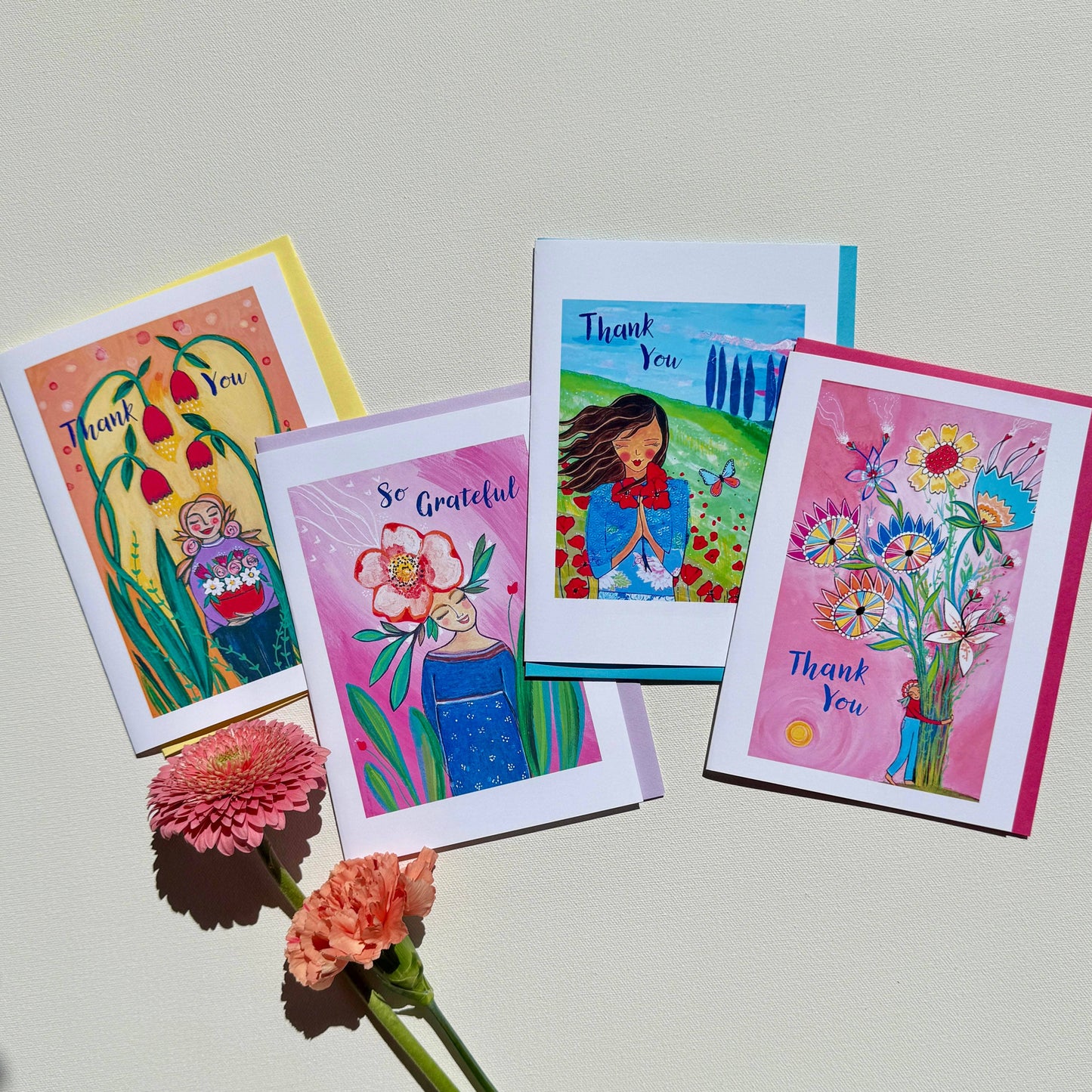 Thank You Flowers Card