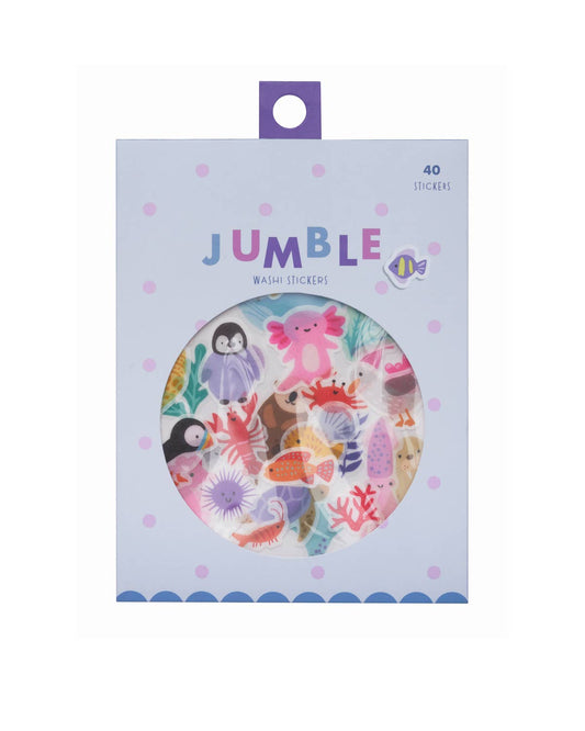 Ocean Wonders Jumble Washi Stickers
