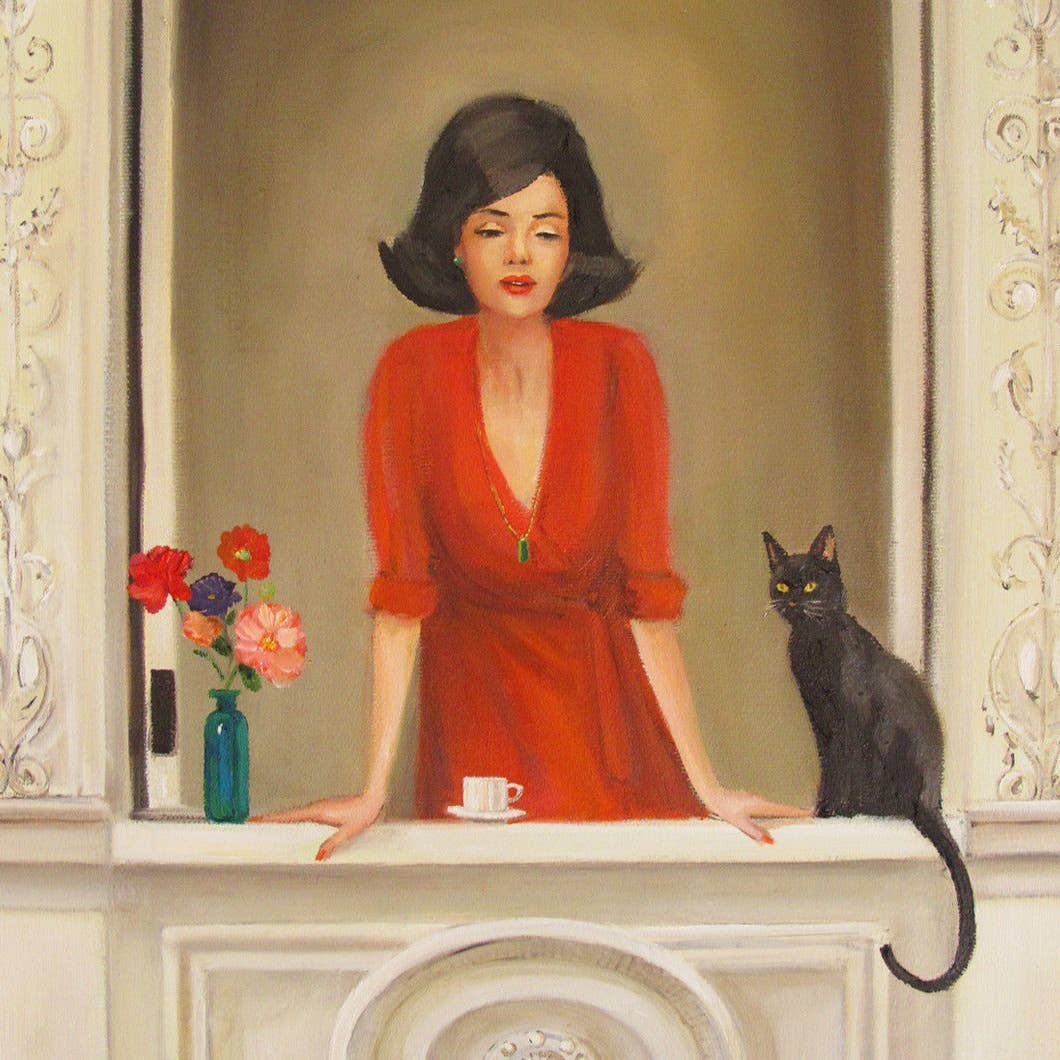 Sylvie And Peridot Art Print by Janet Hill