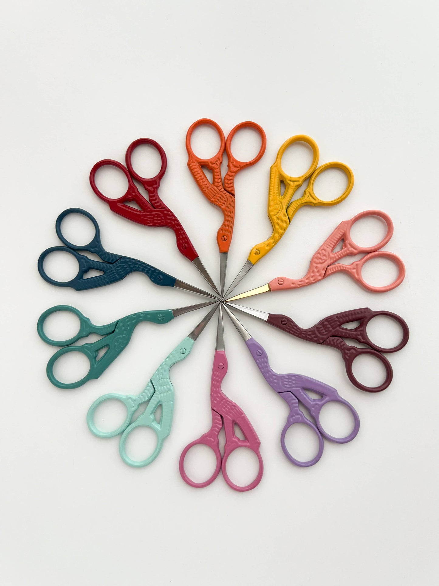 small sewing + embroidery scissors (bird)