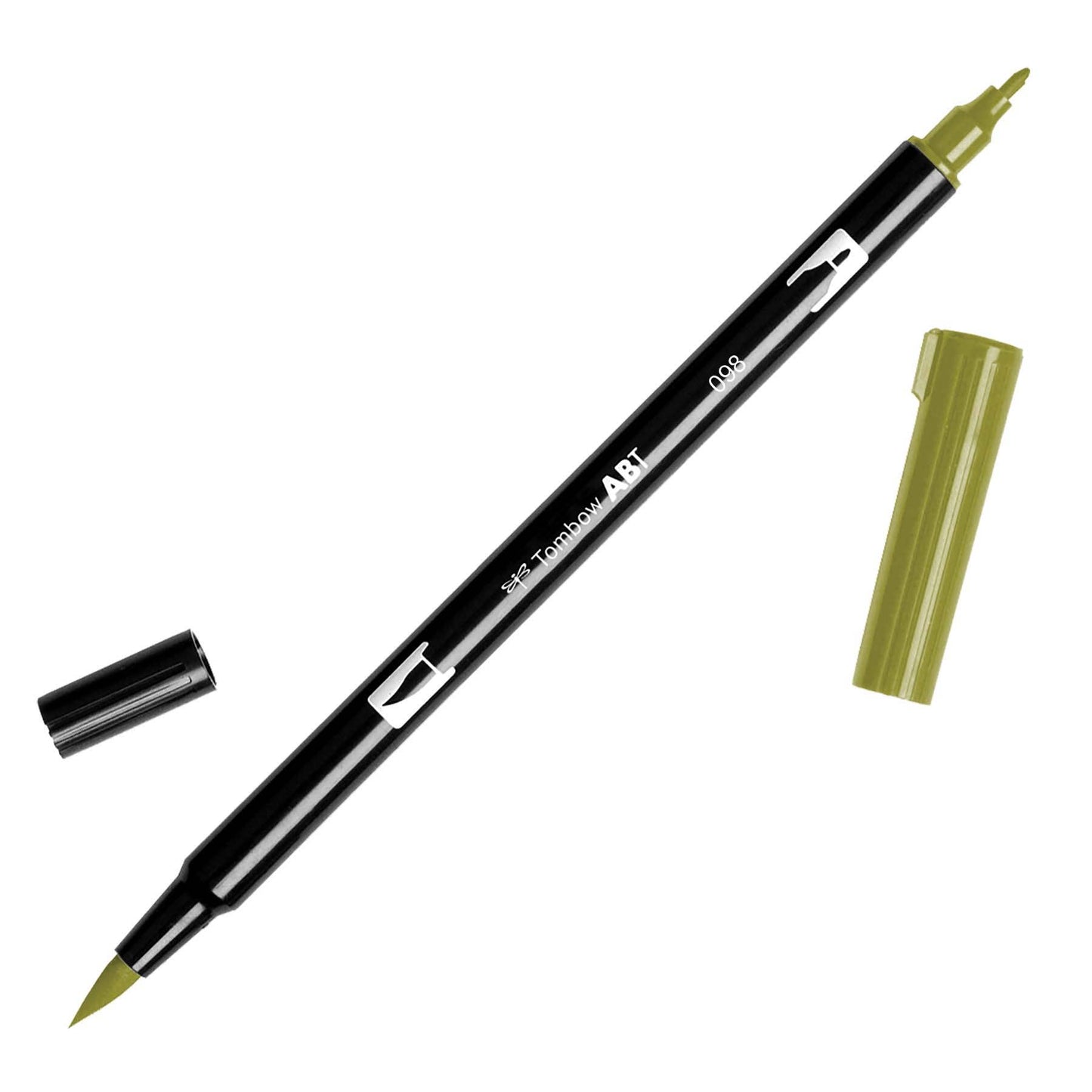 Dual Brush Pen Art Markers Black
