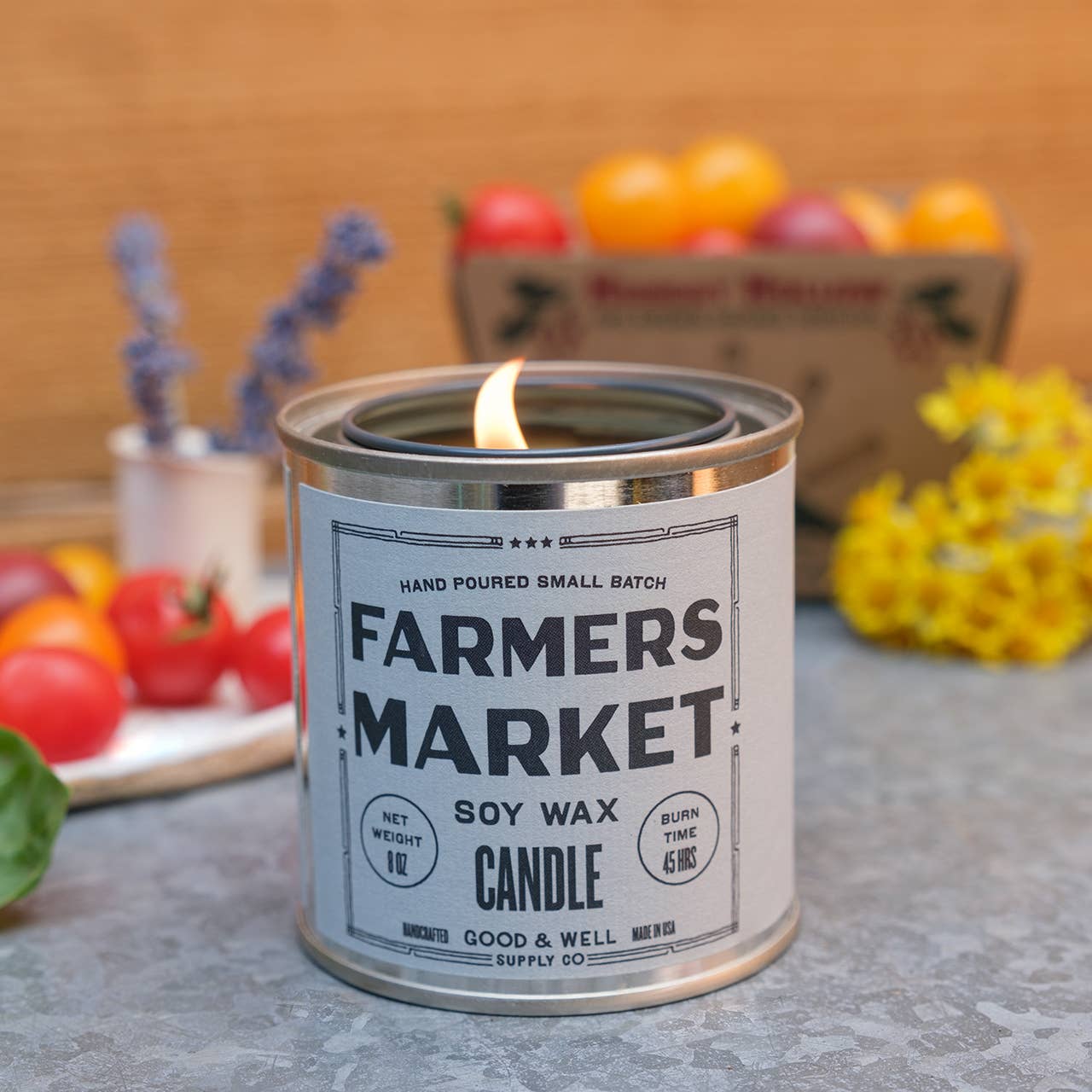 SALE Farmer's Market Soy Candle - Happy Place Collection