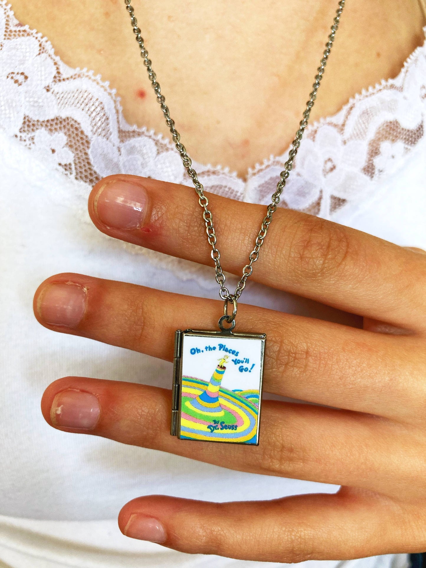 Book Locket Oh, The Places You'll Go!