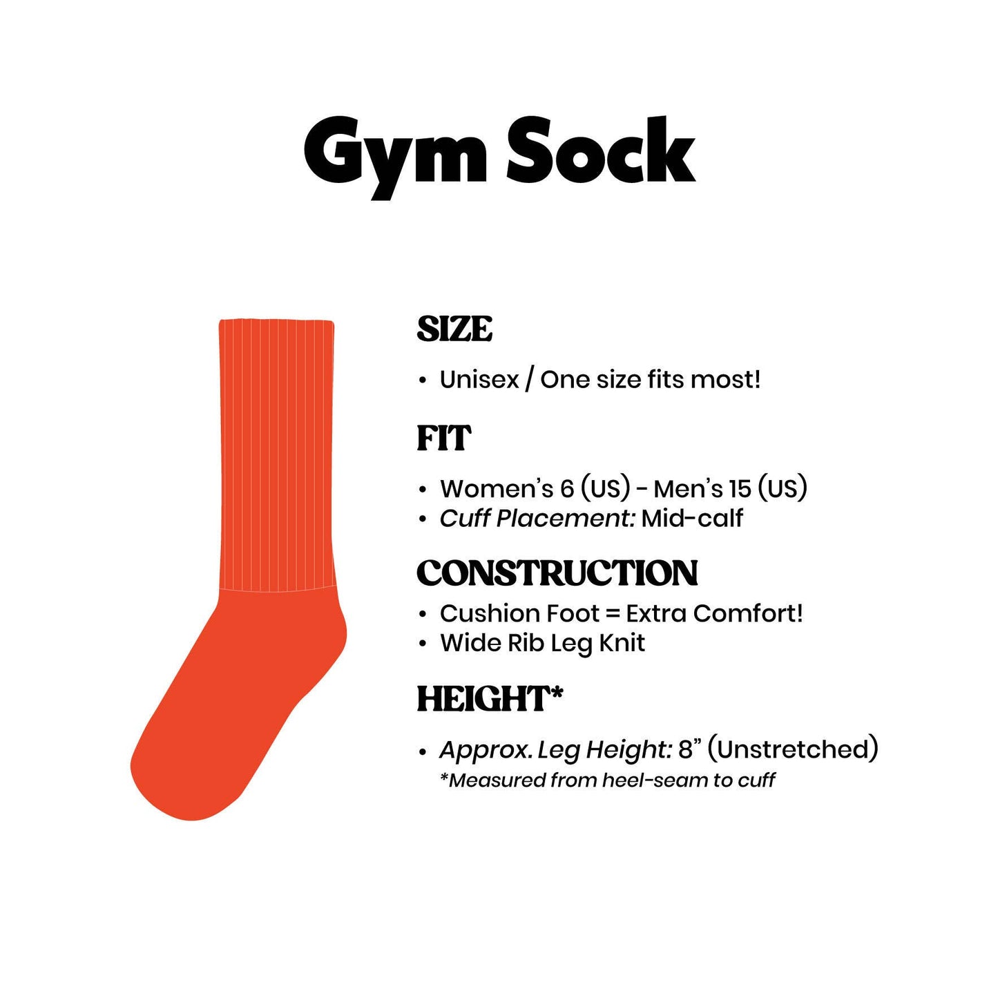 Favorite Sister Gym Crew Socks