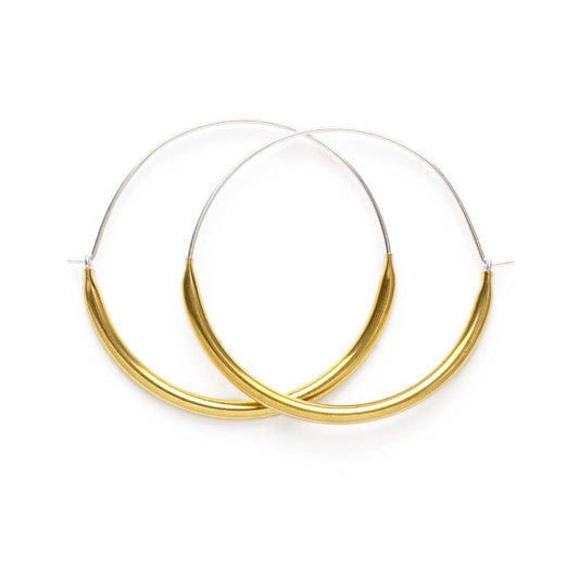 Tube Hoops :: Minds Eye Design (large earrings)