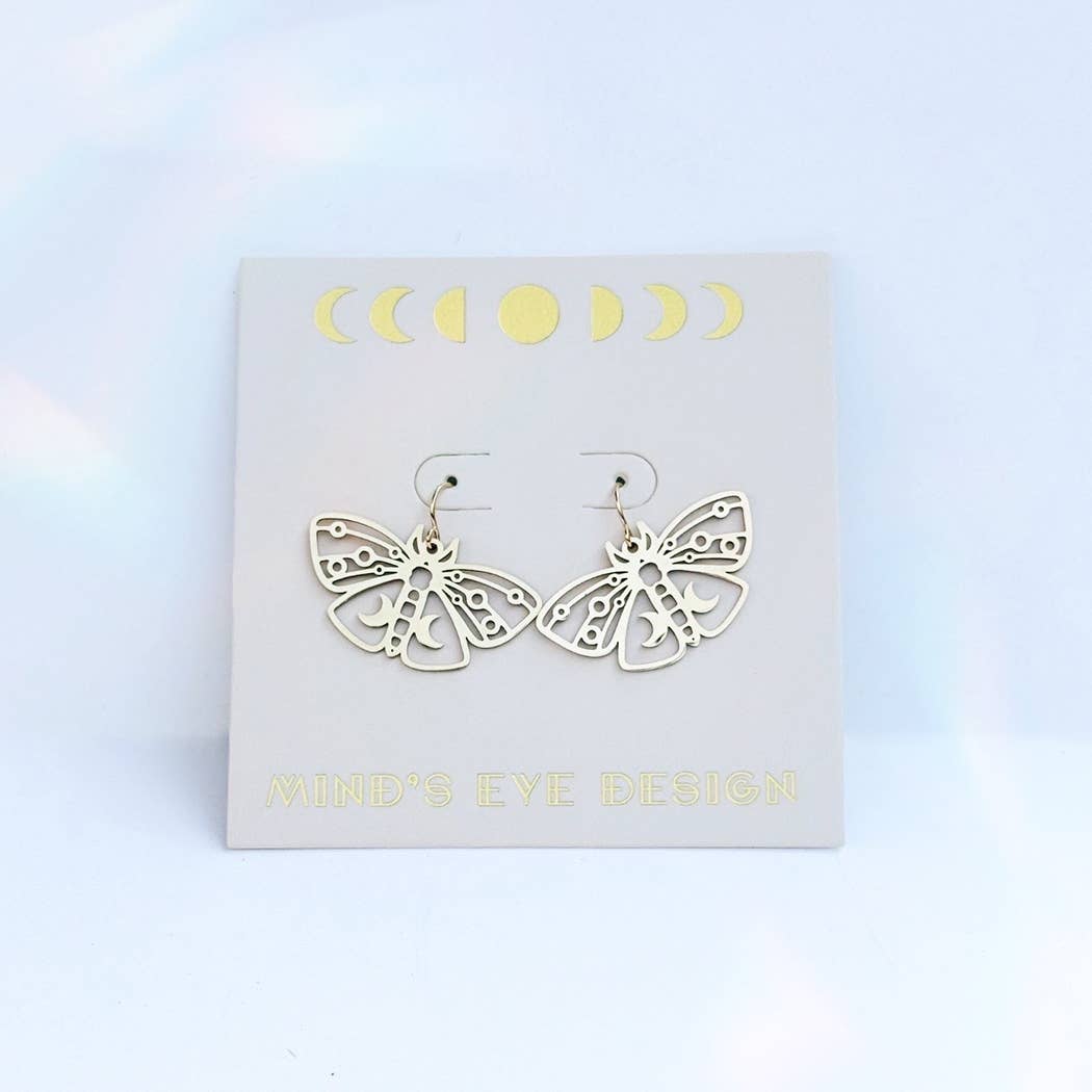 Luna Moth Earrings