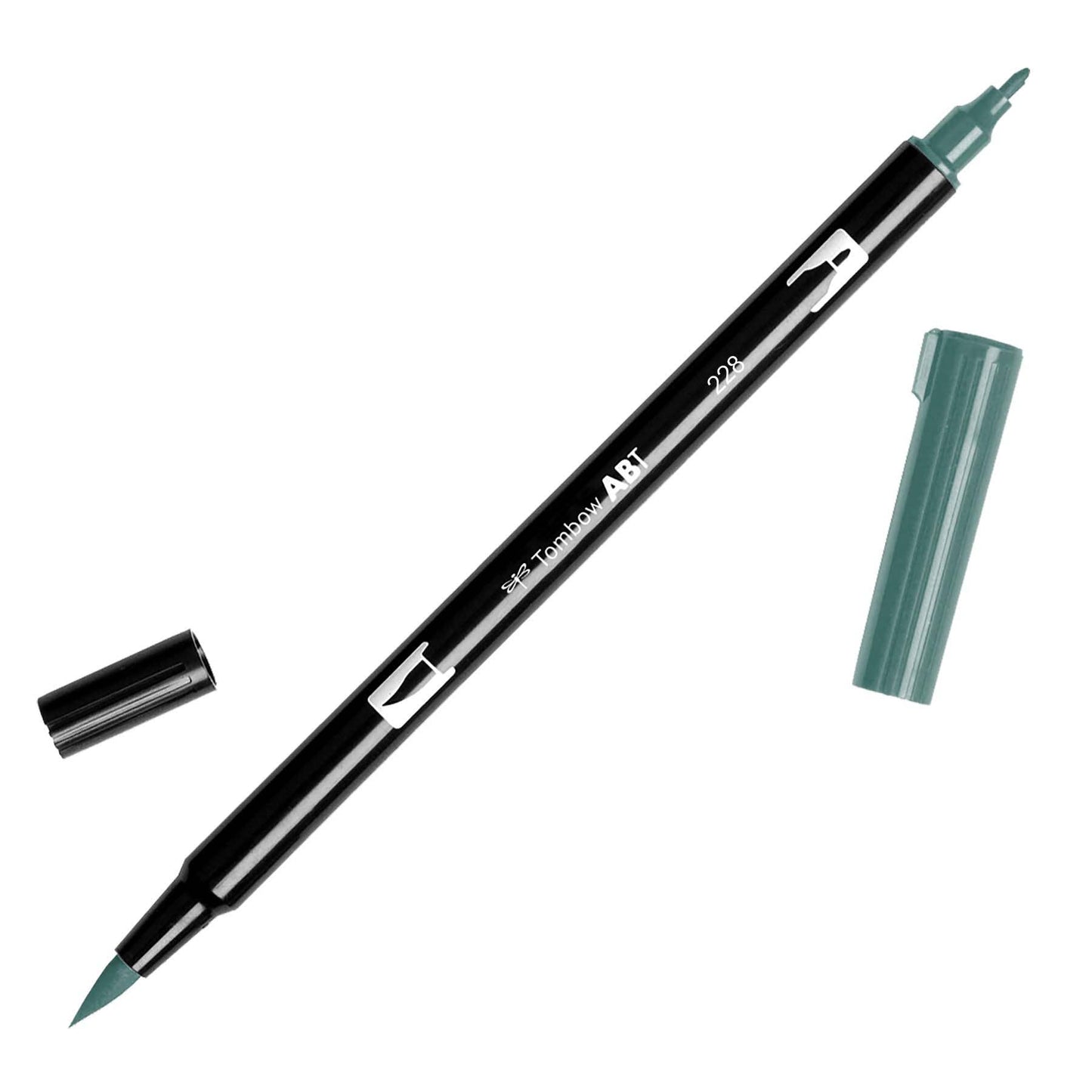 Dual Brush Pen Art Markers Black