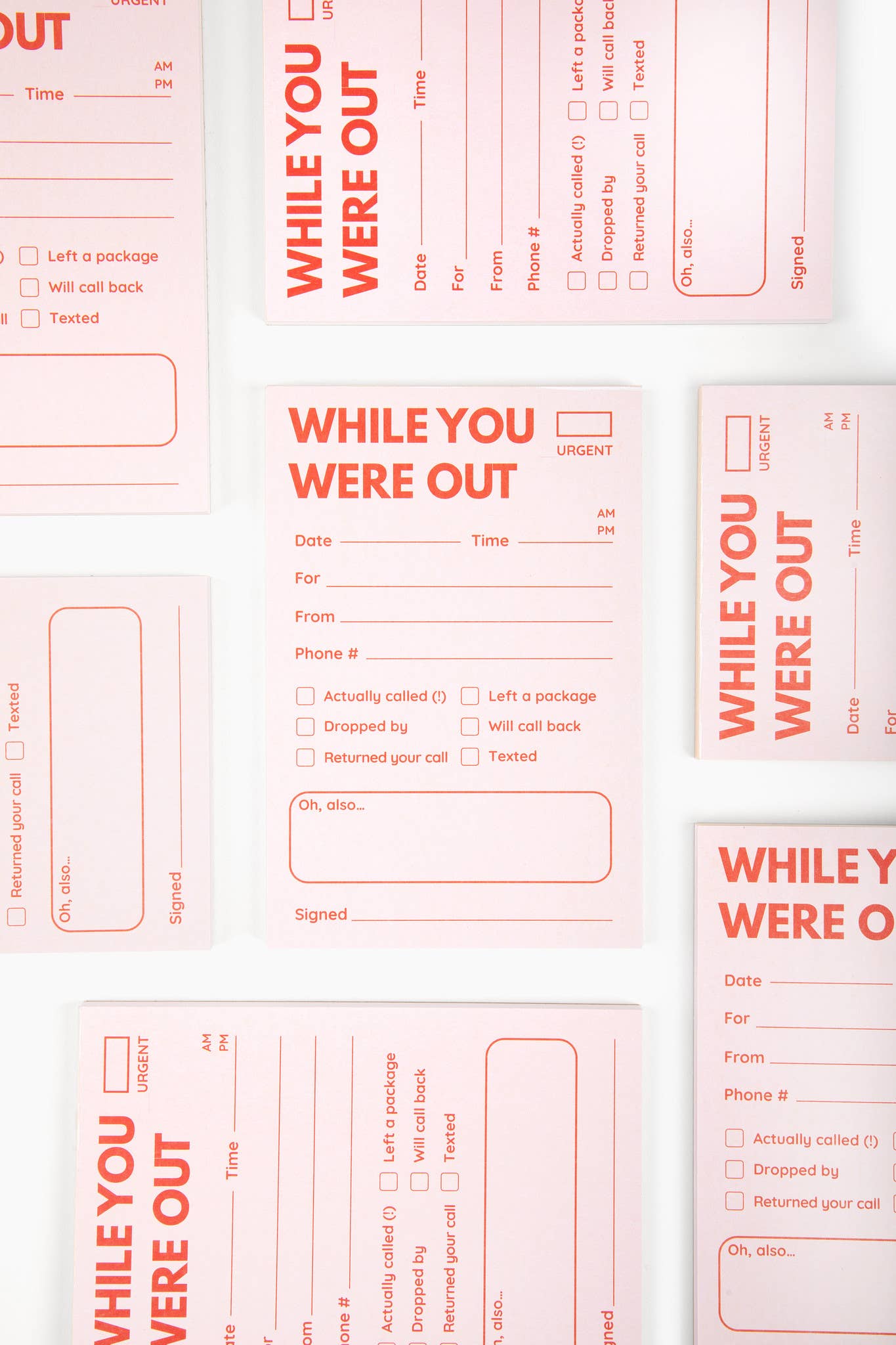 While You Were Out Notepad